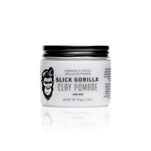 image:imageSlick Gorilla Clay Pomade for Men  25 oz 75 ml  Firm Hold Hair Clay with Natural Matte Finish  NonGreasy Mens Hair Pomade for Textured Wavy amp Thick Hair  Easy to Wash No Flakes