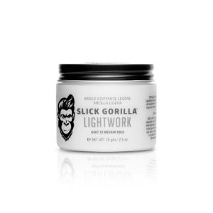 image:imageSlick Gorilla Lighwork Matte Hair Clay for Men 25 oz  Matte Finish  Flexible Hold  Lightweight Styling Clay  WaterBased  Natural Texture  NonGreasy Grooming Clay for Everyday Use